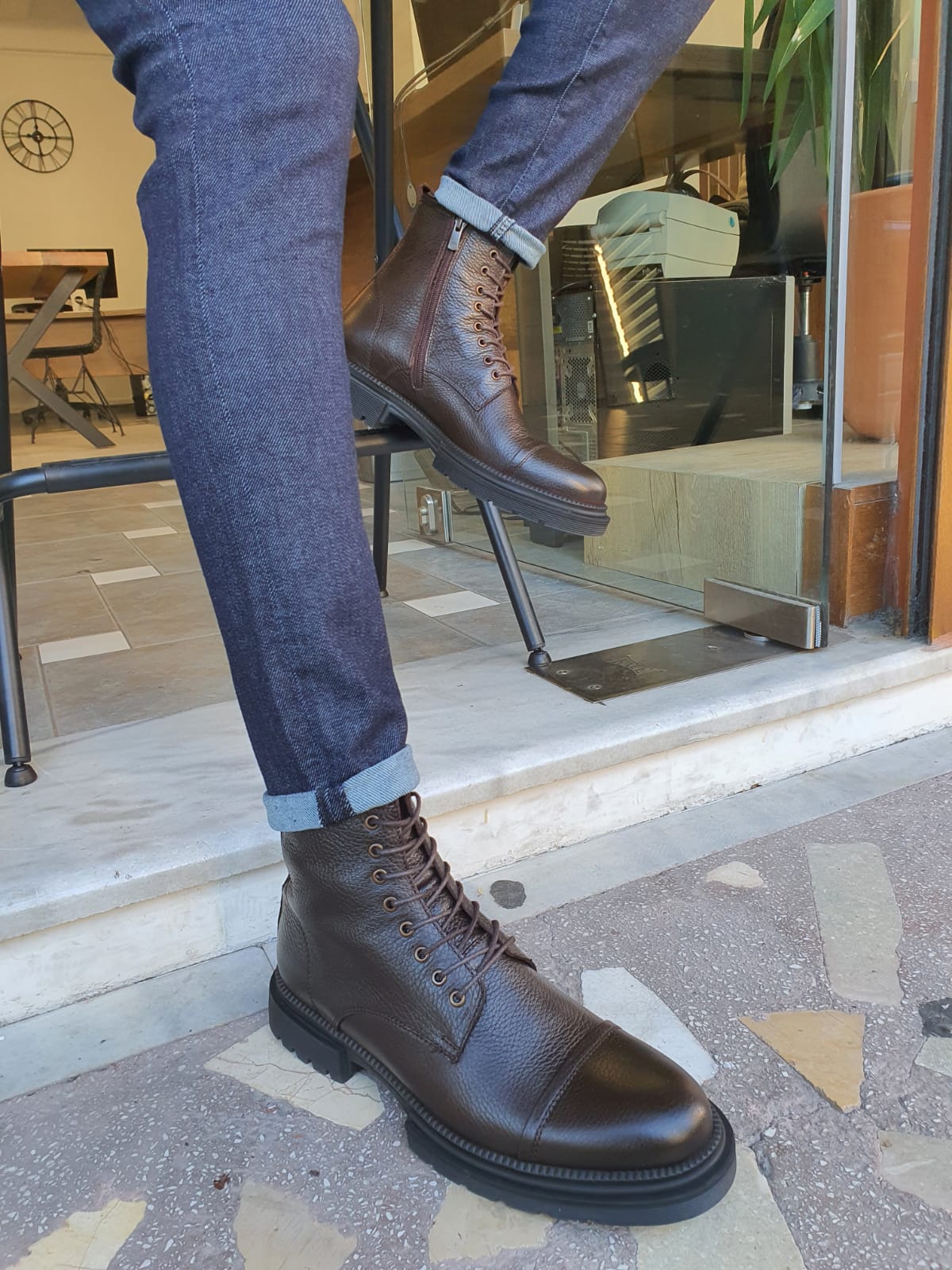 Brugg Brown Leather Boots