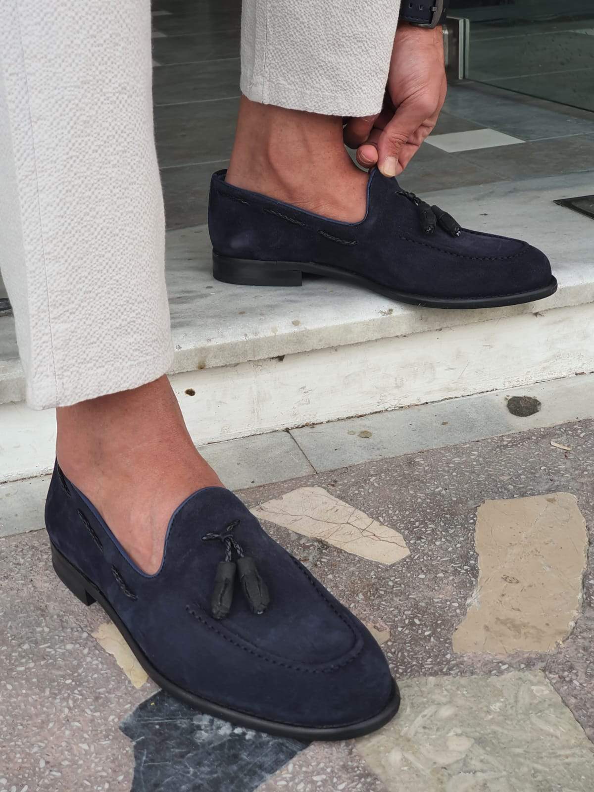 Navy Blue Loafers – Men's Priorities