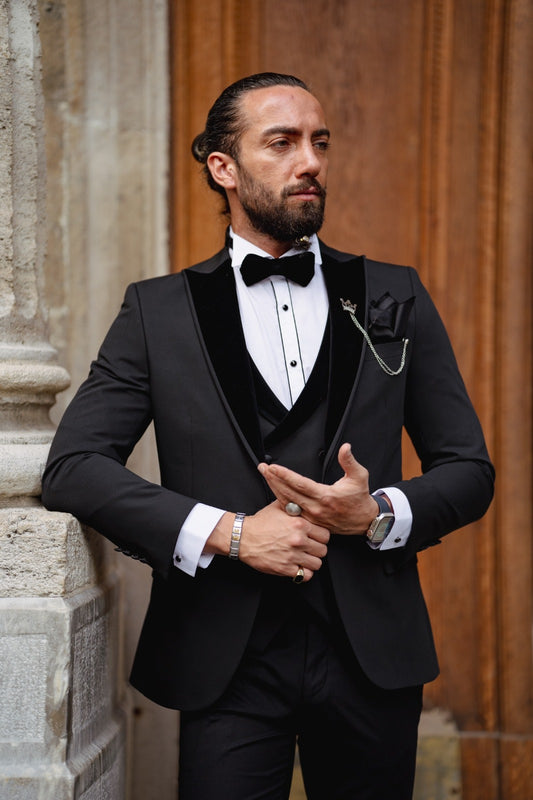 Konrad Black Tuxedo Suit