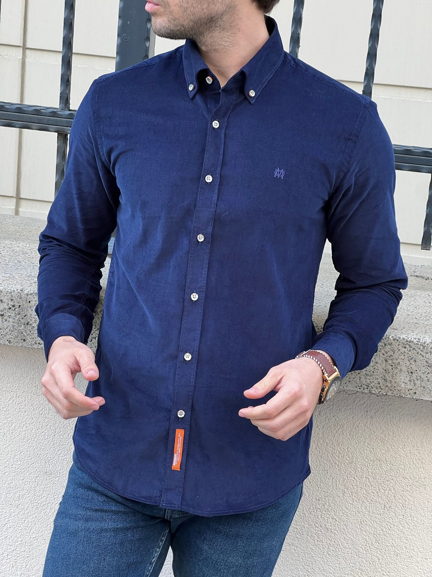 Ian Navy Blue Shirt