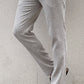 Axim Beige Self-Pattened Slim Fit Pants