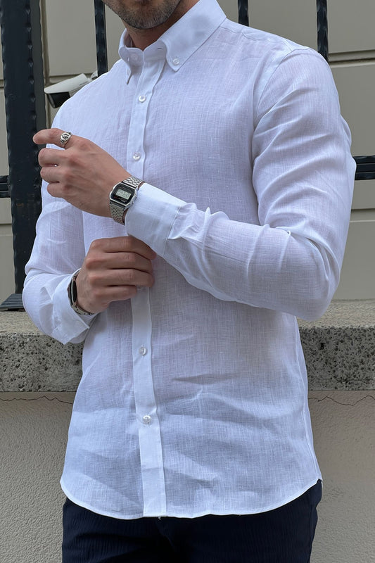 Bogota White Slim Fit Shirt