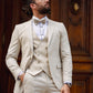 Eder Beige Tuxedo Suit