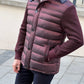 Larsen Burgundy Slim Fit Coat