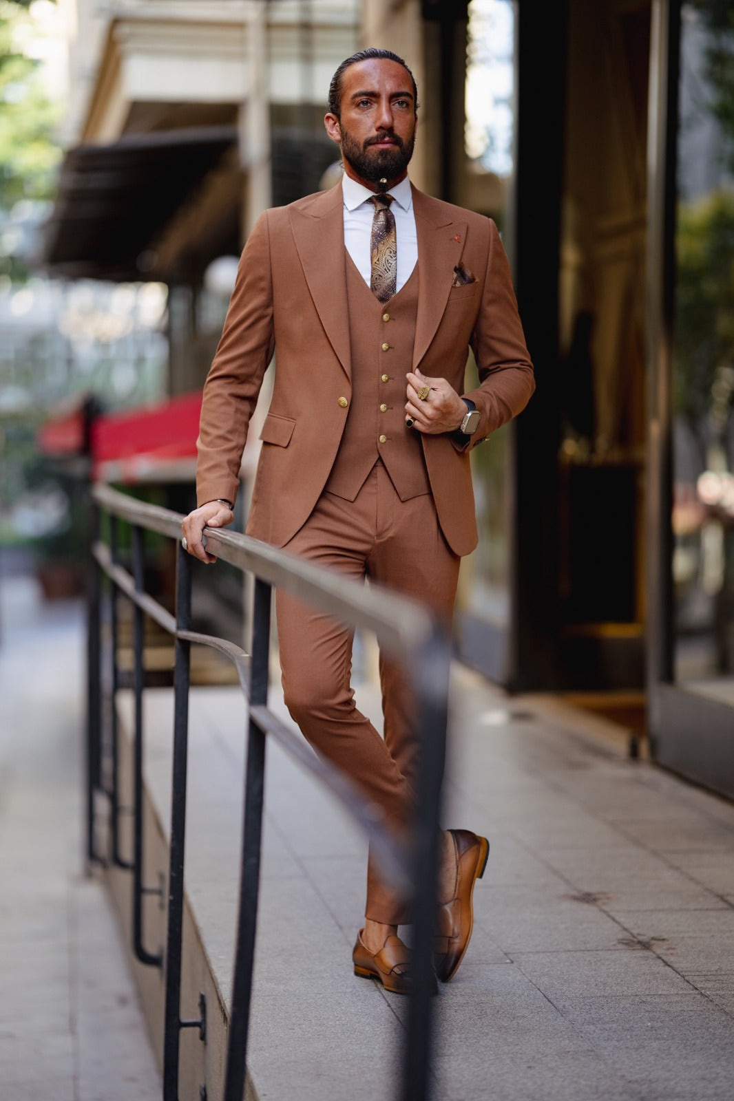 Aldera Tile Slim Fit Suit