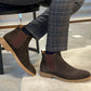 Dallas Suede Brown Chelsea Boots