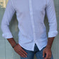 Chester White Patterned Slim Fit Shirt