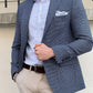 Noah Blue Slim Fit Blazer