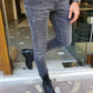 Kiel Dark Gray Slim Fit Pants