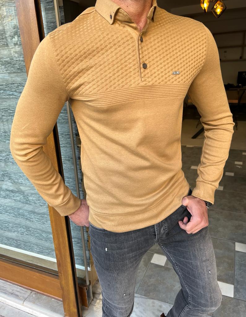 Orlando Yellow Polo Knitwear