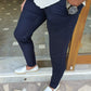 Geneva Navy Blue Slim Fit Pants