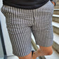 Avila Black Striped Shorts