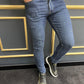 Ryan Blue Slim Fit Ripped Jeans