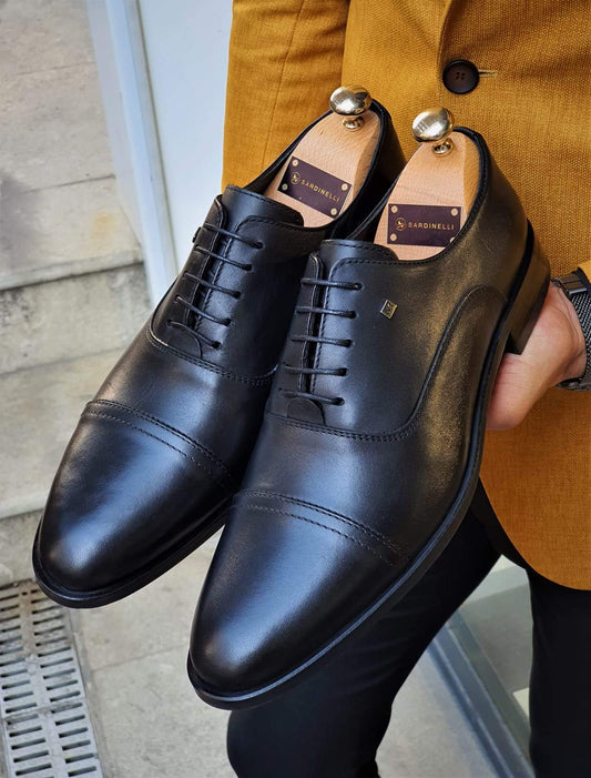 Spiez Black Classic Shoes