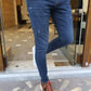 Trier Blue Slim Fit Pants