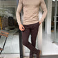 Hamilton Mink Slim Fit Turtleneck Sweater