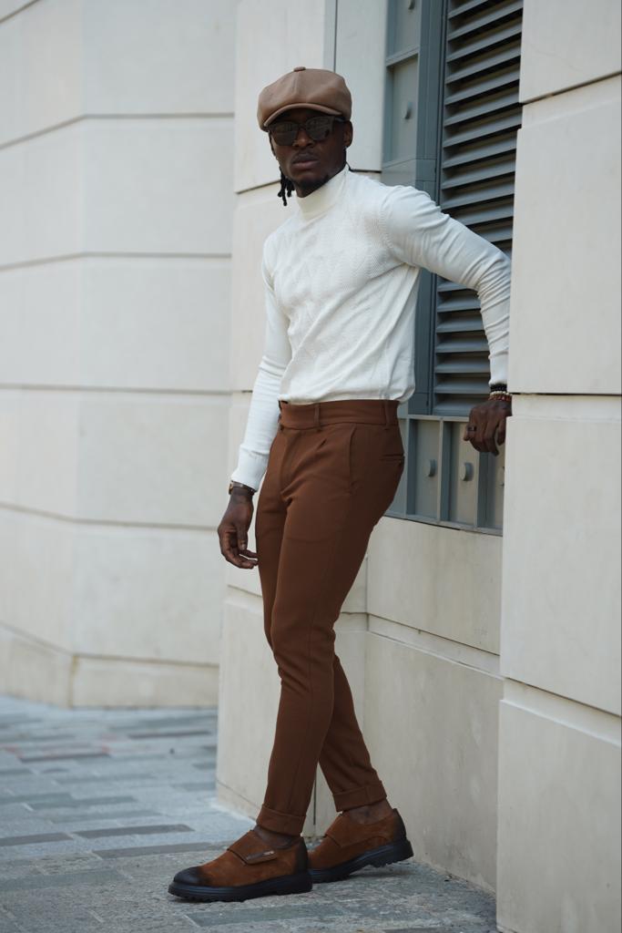 brown pants with white shoesTikTok Search