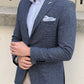 Noah Blue Slim Fit Blazer