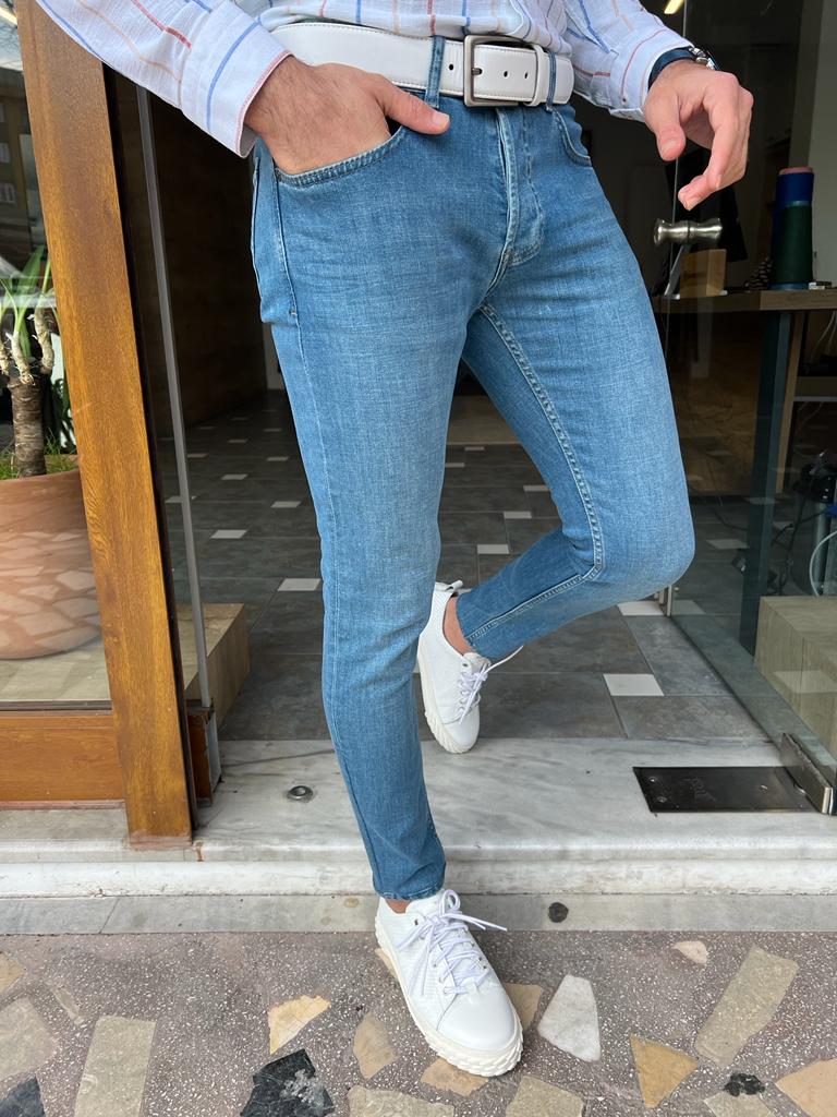 Bologna Blue Slim Fit Jeans