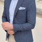 Noah Blue Slim Fit Blazer