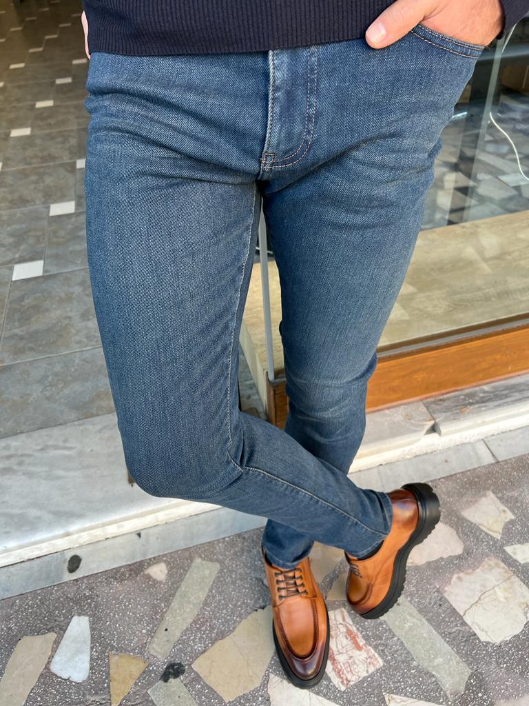 York Blue Slim Fit Jeans