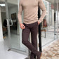 Hamilton Mink Slim Fit Turtleneck Sweater