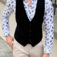 Tristan Navy Blue Slim Fit Vest