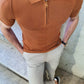 Galla Tobacco Short Sleeve Knitwear