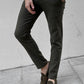 Siena Khaki Self-Patterned Pants