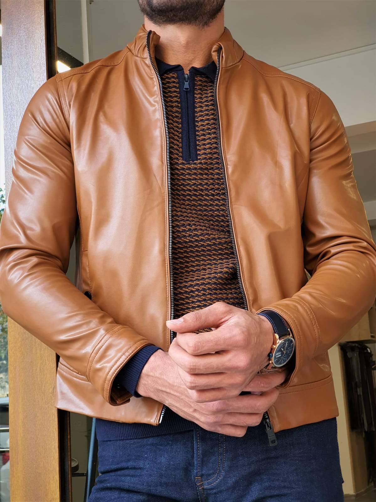 Cambridge Camel Slim Fit Jacket