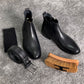 Lucca Black Chelsea Boots
