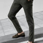Siena Khaki Self-Patterned Pants