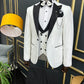 Leon White Tuxedo Suit