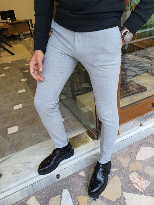 Bern Gray Slim Fit Pants