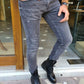 Kiel Dark Gray Slim Fit Pants