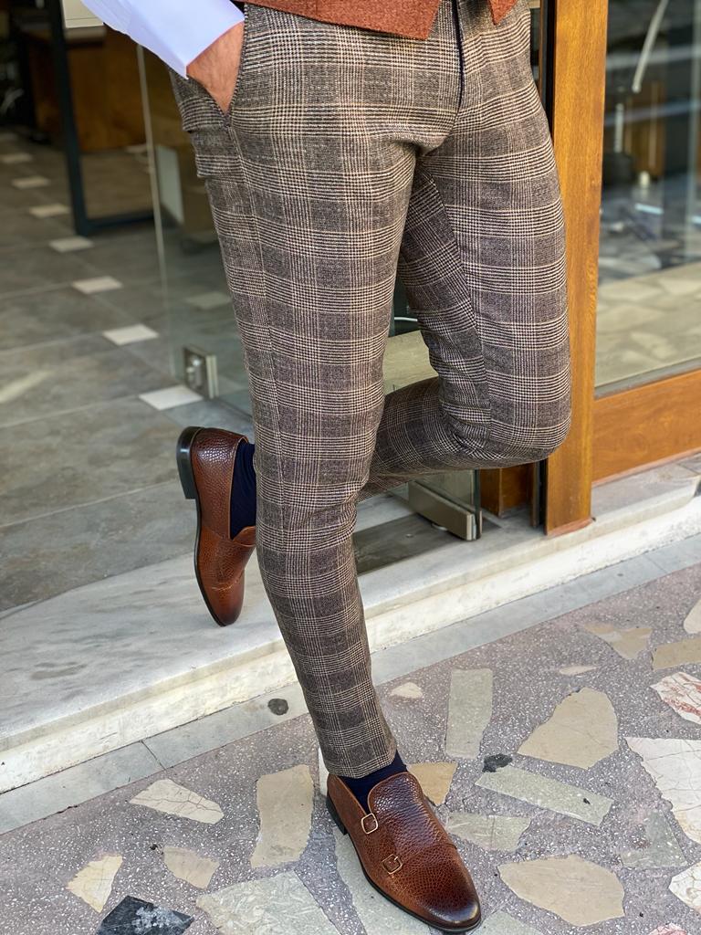 Dobell Black & Grey Striped Slim Fit Morning Suit Trousers | Dobell