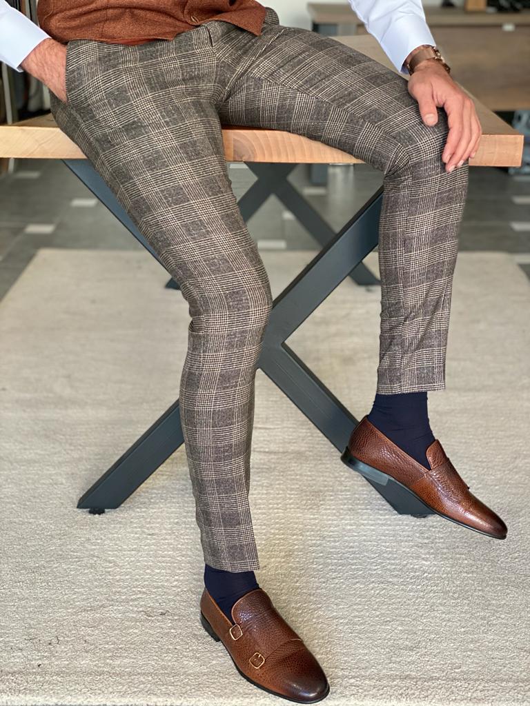 Mens Slim Fit Trousers | Mens Luxury Tuxedos - L & K Bespoke Tailor Hong  Kong - Medium