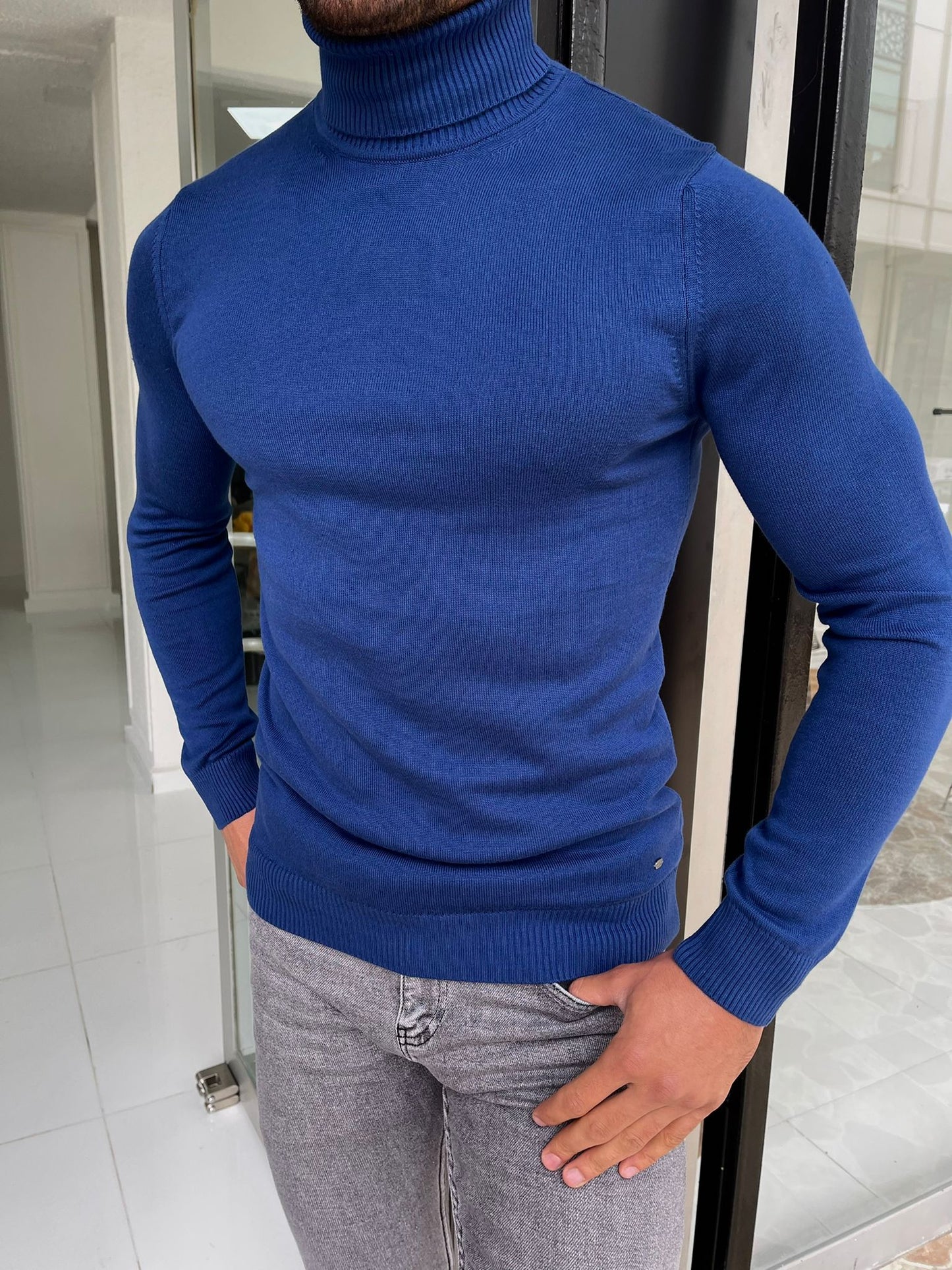 Hamilton Sax Slim Fit Turtleneck Sweater