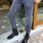 Kiel Dark Gray Slim Fit Pants