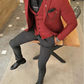 Genoa Claret Red Slim Fit Suit