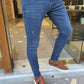 Trier Blue Slim Fit Pants