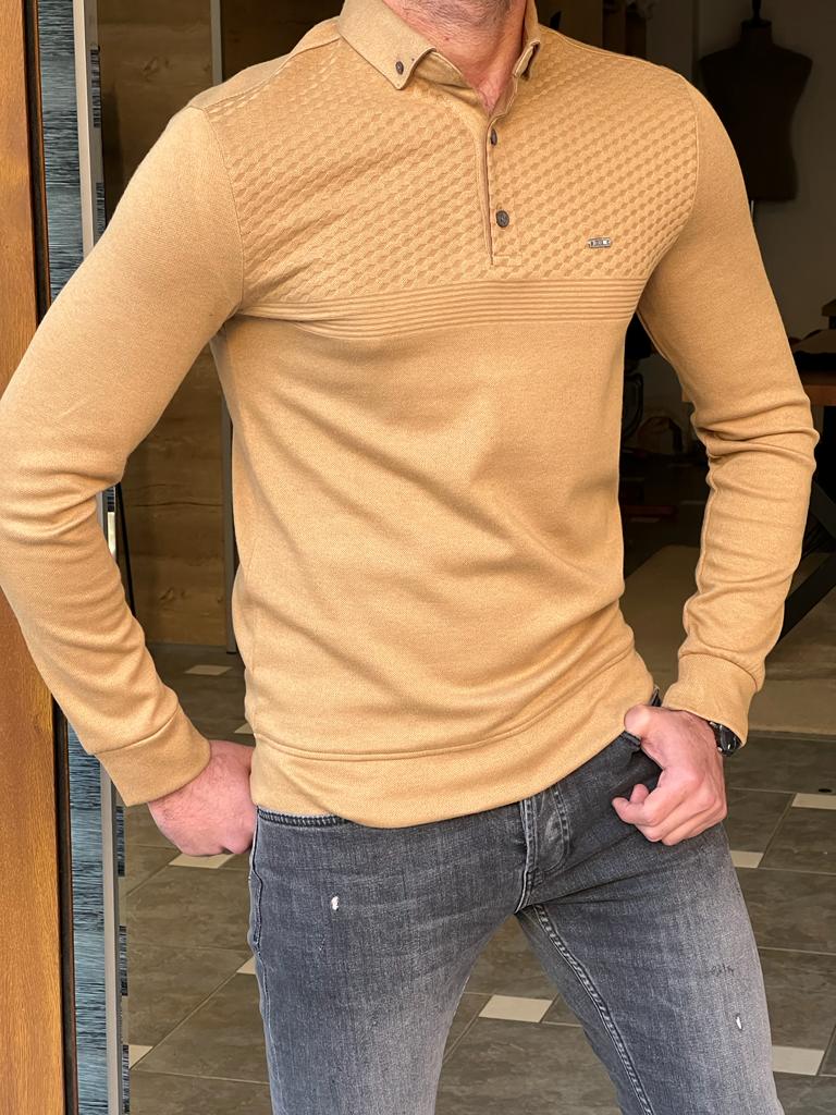 Orlando Yellow Polo Knitwear