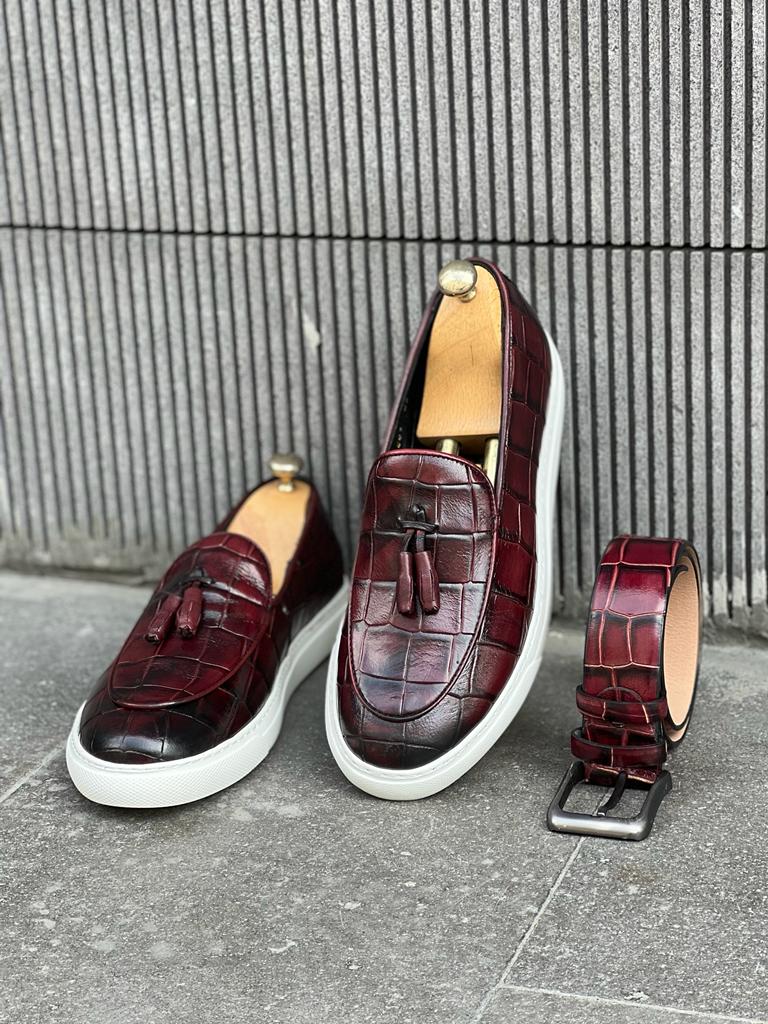 Erolla Burgundy Shoes