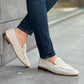 Quira Suede Beige Loafers