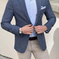 Noah Blue Slim Fit Blazer