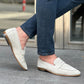 Quira Suede Beige Loafers