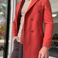 Denver Tile Double Breasted Slim Fit Coat