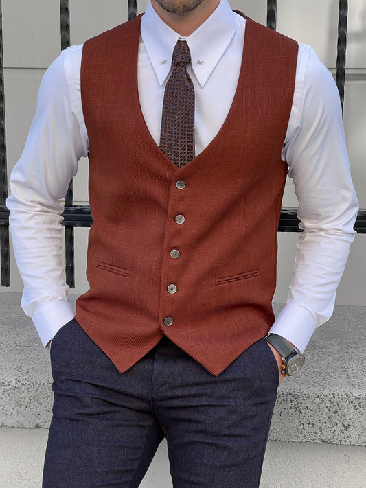 Riley Tile Slim Fit Vest