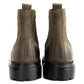 Lucas Khaki Nubuck Leather Boots