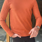 Madison Orange Long Sleeve Sweater